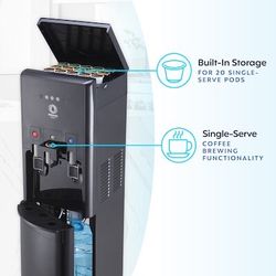 Primo Bottom Load hTrio Single-Serve Coffee Maker Black Water cooler IN EXCELLENT CONDITION