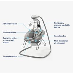 Baby Swing And Bouncer Combination