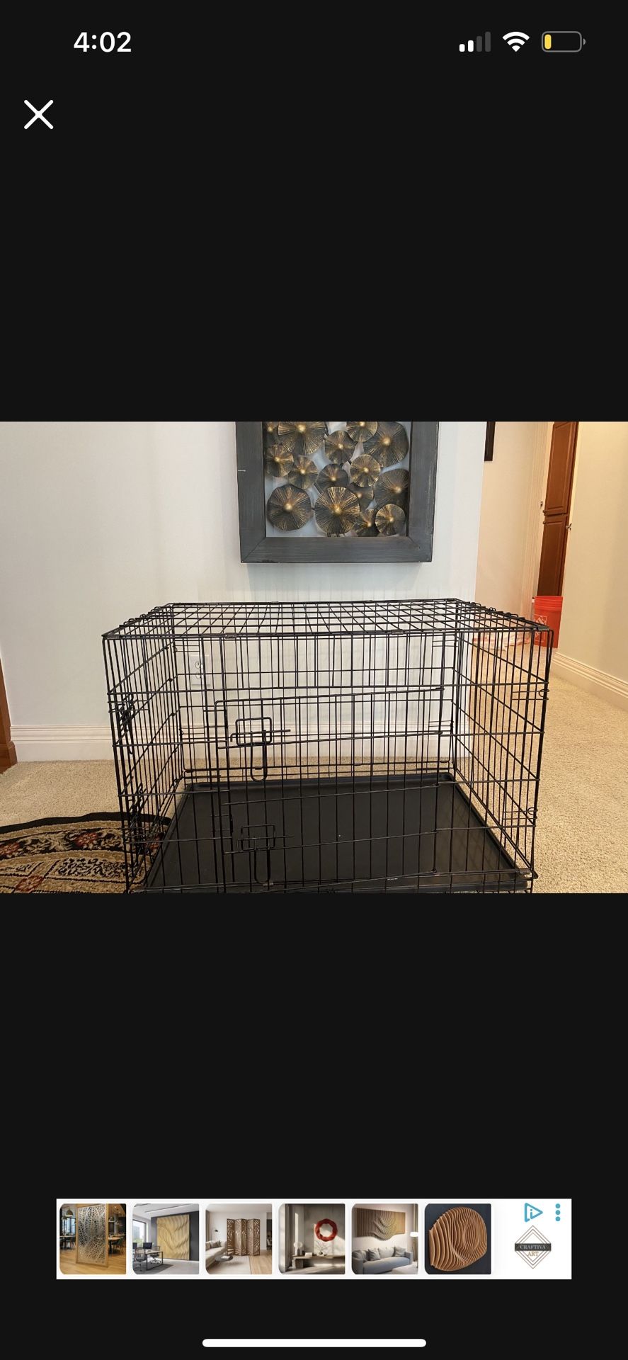 Dog XL - Size Crate In Box