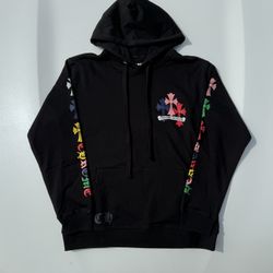 Black Chrome Heart Hoodie