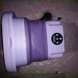 Portable/Collapsible Washer With Removable Spin Dryer Basket 