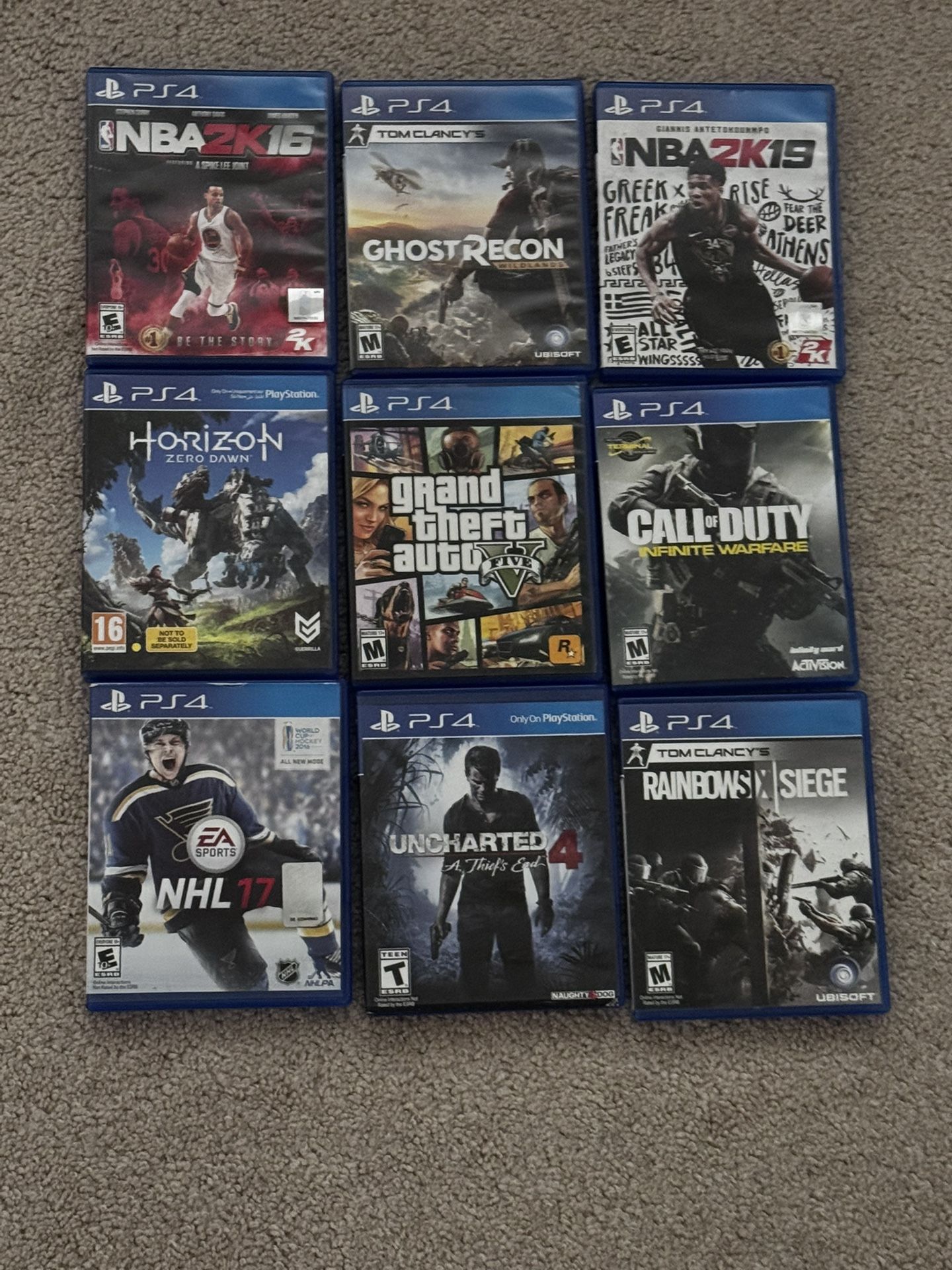 PS4 and PS3 Console along with PS4 Games