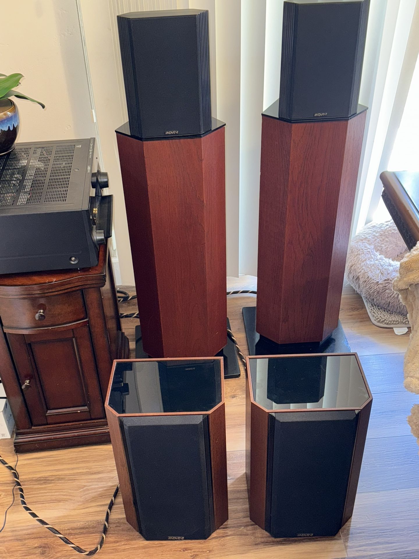 Advent New Vision Model 250 Bookshelf Pair (very Rare) Restored.