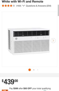 Ge Smart Control air conditioner