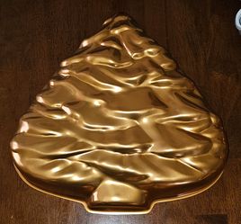 Gold Christmas Tree Shaped mold
