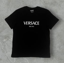 Versace Tshirt Black And White 