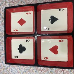 Poker Card Themed Snack Tray
