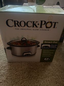 Crock-Pot Smart-Pot 4-Quart Programmable Slow Cooker Oval Stainless SCCPVP400-S
