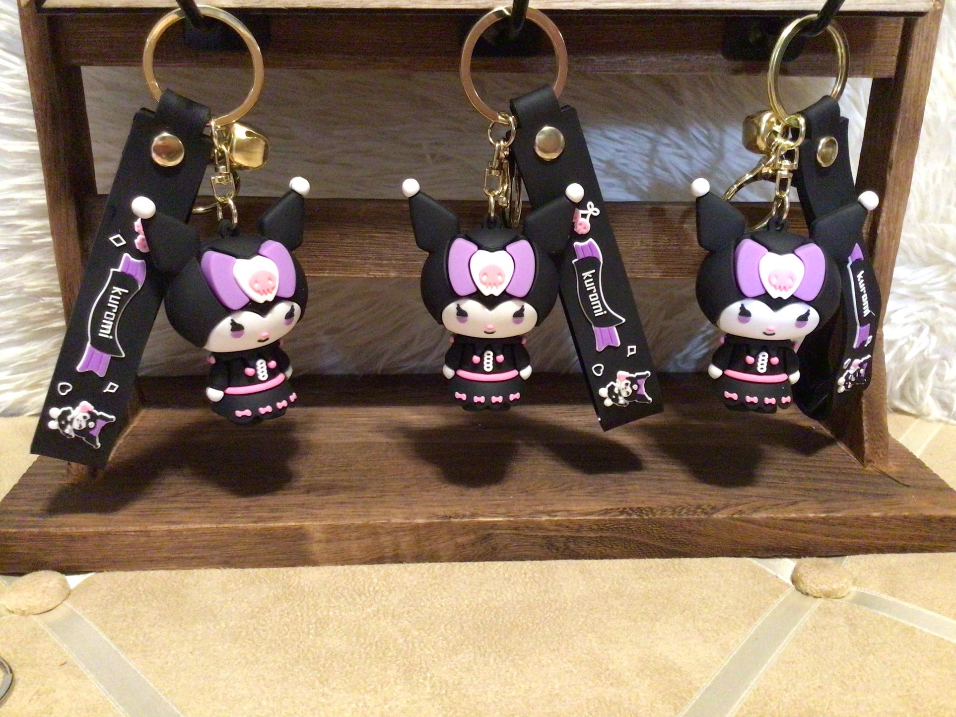 Cute Karomi Purple Bow Keychains $5 Ea.