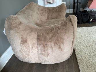 Oversized Faux Fur Bean Bag Chair