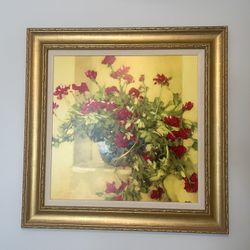 Ivy Geraniums by Philip Craig 32.25” x 32.25”