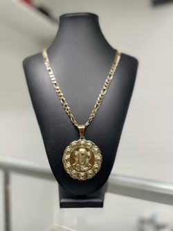 Chain and pendant ORO LAMINADO