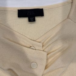 Zara Butter Yellow Top 