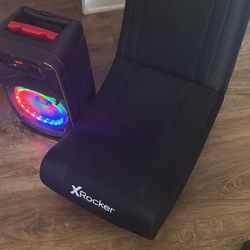 Game Chair (X Rocker) And Portable Speaker 