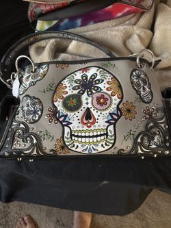 Day Of The Dead Purse And Clutch Purse/wallet