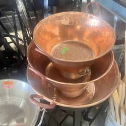 Cazos De Cobre 💯% De Santa Clara De Cobre Empiezan De 110