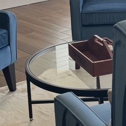 Glass Round Table