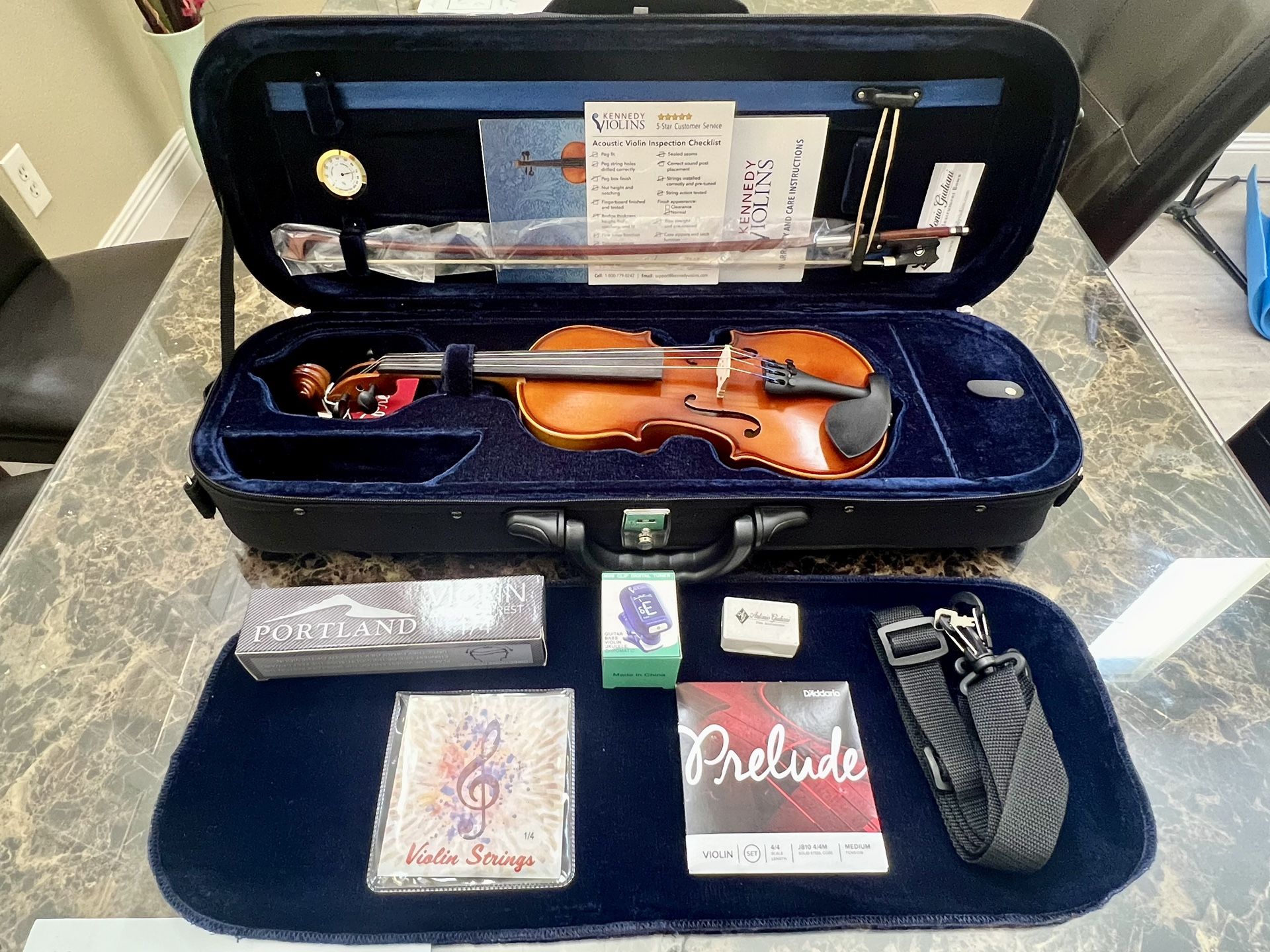 Bunnel Premier Violin 1/4 Size