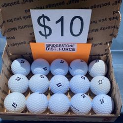 15 Bridgestone Distance Force Golf Balls