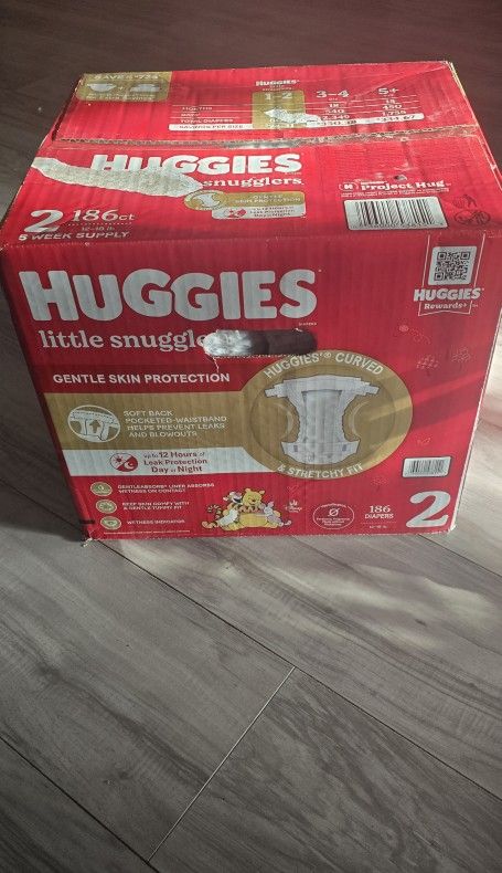 Huggies Little Snugglers Size 2 Diapers