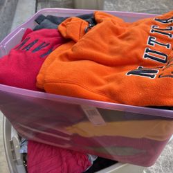 Tote Of Clothes