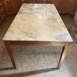 Marble top dinning table