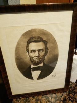 Abraham lincoln rare 1864 lithographs