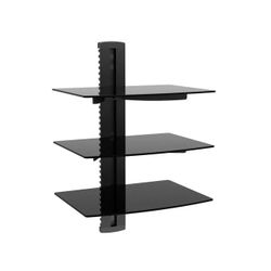 WALL MOUNT CLOSEOUT 3 Tier Component Shelf 10480