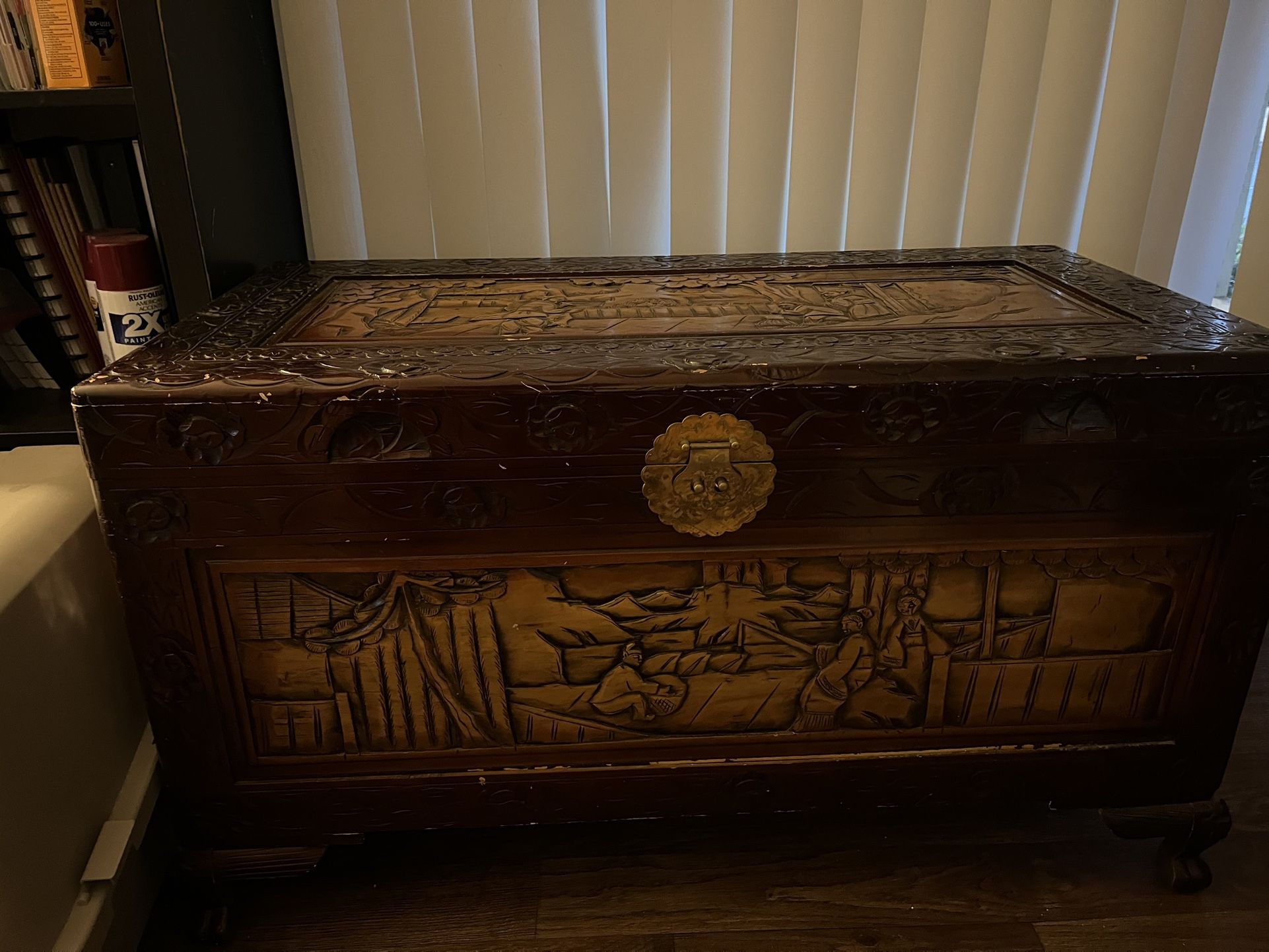 Trunk For Storage And Decoration