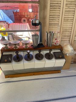 Vintage Soda Fountain Ice Cream Shop
