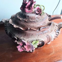 Vtg Capodimonte Bowl