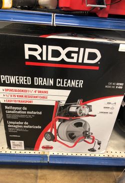 Ridgid power drain cleaner 52363
