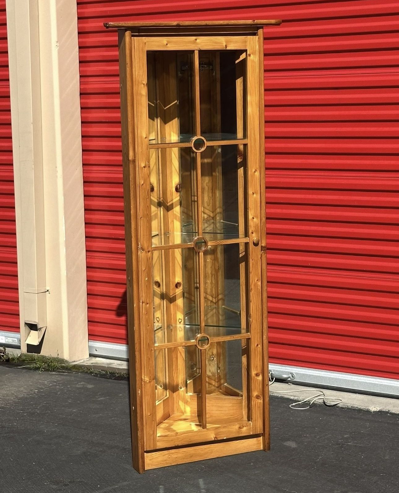 Mid Century Modern - Vintage Corner Cabinet