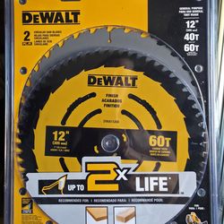 Dewalt 12" Miter Saw Blade combo (DWA112CMB)