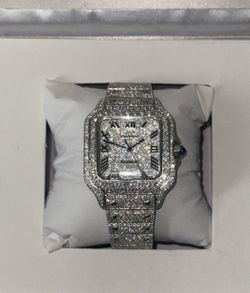 Iced out Cartier MOISSANITE