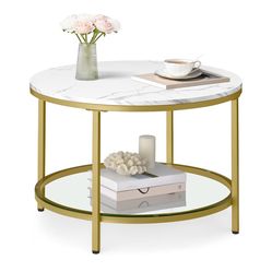 Modern Round Marble Coffee Table