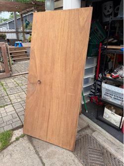 Vintage Wooden Pantry Bi Fold Door, 36 wide, 77 high, $10