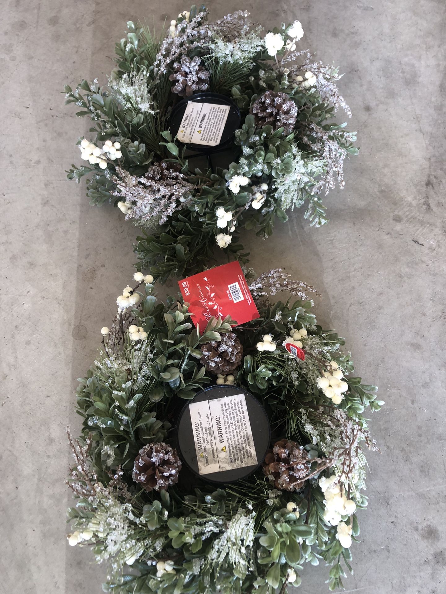 Christmas Wreath Table Decor-2