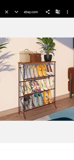 MODERN 4 TIER SHOE RACK