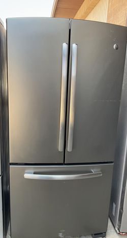 GE 3 Door Stainless Steel Refrigerator
