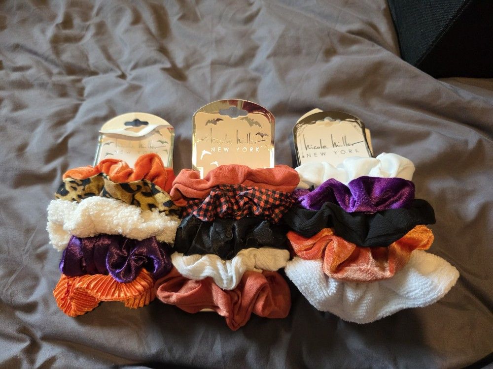 15 Autumn Halloween Scrunchies