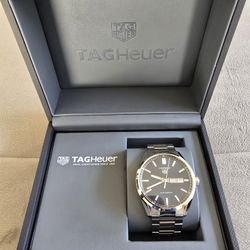 TAG Heuer Carrera Calibre 5 Auto Blue Steel Watch 41mm