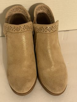 Girls Seychelles Glitter Sparkle  Suede Boots Size 1 Pre-loved