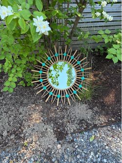 Opalhouse Rattan Mirror