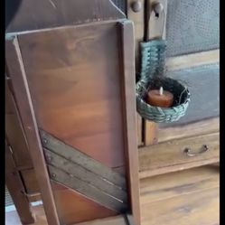 Antique Vintage Slaw Cutter 4 Ft