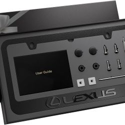Lexus Front Carbon Fiber Look License Plate Frame with Hardware