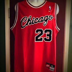 Chicago Bulls #23 Michael Jordan Rookie NBA Jersey -L.XL.2X