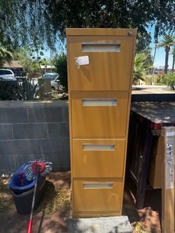 2 file cabinets