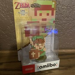 8 Bit Link Amiibo The Legend of Zelda 