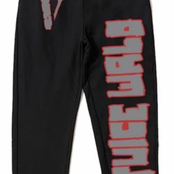 VLONE MAN OF THE YEAR BLACK JOGGERS SIZE LARGE NEW/SEALED 